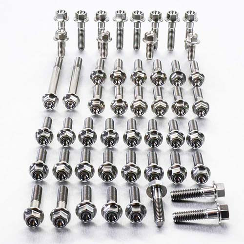 Titanium Engine Kit Triumph Speed Triple R Flanged Hex