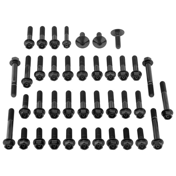 Titanium Engine Kit Yamaha MT-09 / R9 / XSR900 Flanged Hex Head Bolt Black