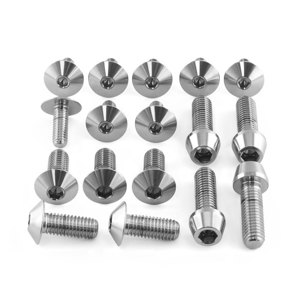 Titanium Bodywork Bolt Kit - Indian Chief - Dark Horse/Elite/Premium/Standard 111/116