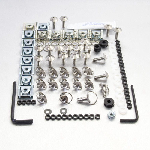 Stainless Steel Fairing Kit Yamaha YZF R1 Quick Release D-Ring