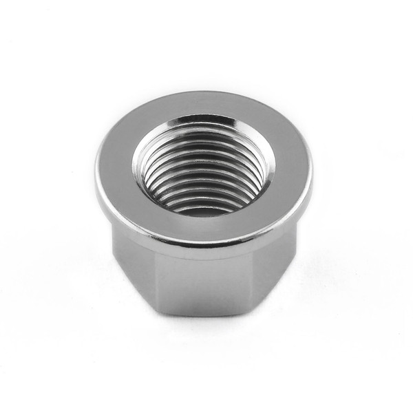 10-Pack M10 X 1.25mm Fine Pitch Hex Flange Nuts – Serrated Locking, Silver Tone