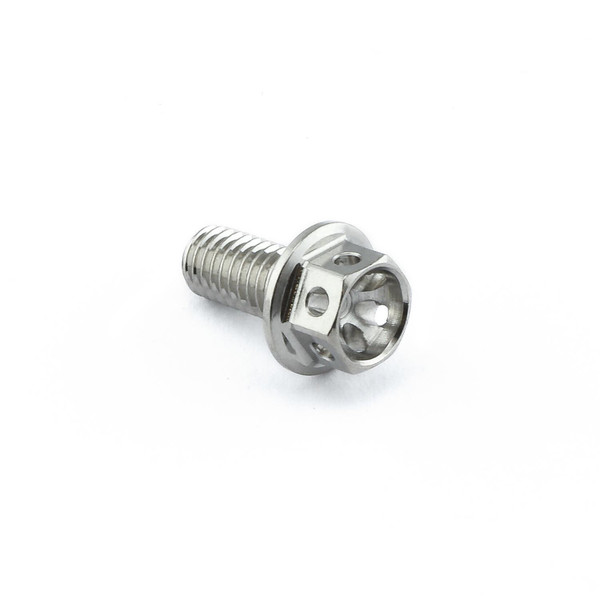 Stainless Steel Flanged Hex Head Bolt M5x(0.80mm)x10mm Race Spec