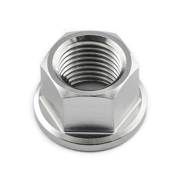 Stainless Steel Flanged Axle Nut M12x(1.25mm) Rear Wheel