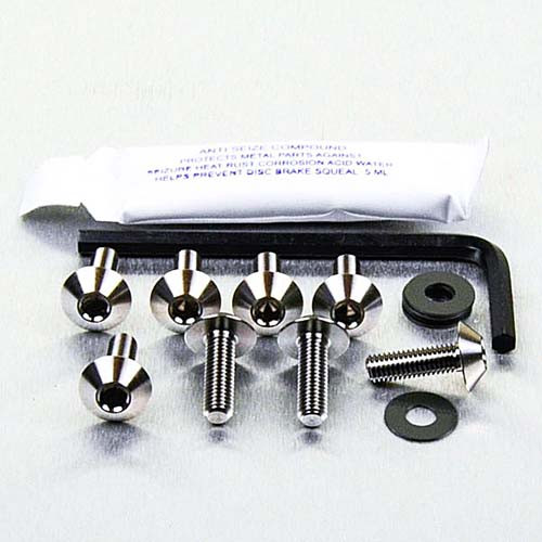 Titanium Mudguard & Hugger Bolt Kit