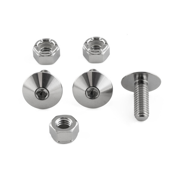 Titanium Number Plate Kit 10