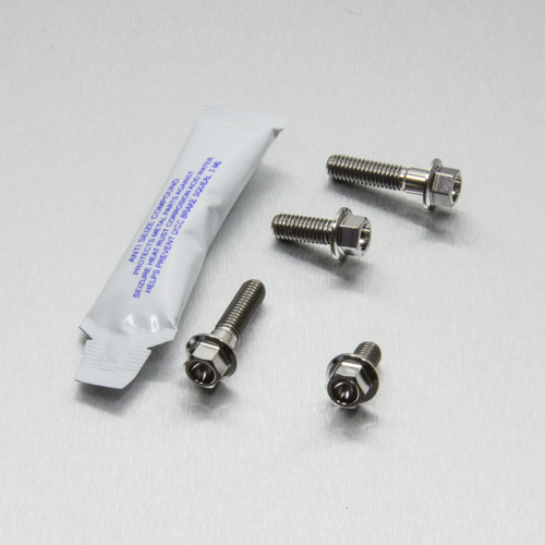 Titanium Reservoir Mount Bolt Kit Front Brake-Rear Brake & Clutch