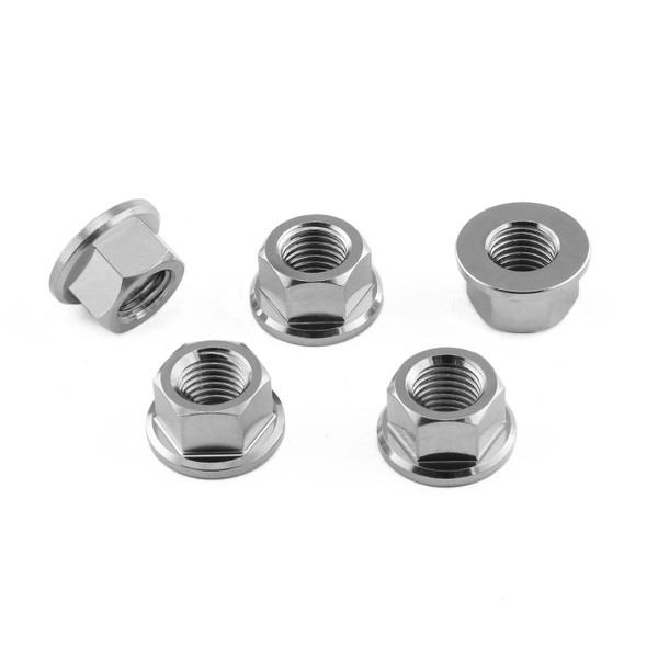 Stainless Steel Sprocket Nut M10x(1.25mm) Pack x5