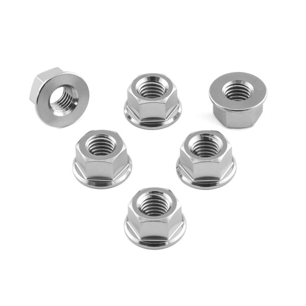 Stainless Steel Sprocket Nut M8x(1.25mm) Pack x6