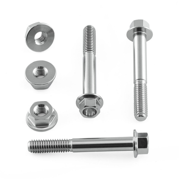 Stainless Steel Chain Guard & Rail Honda CRF450R Flanged Hex