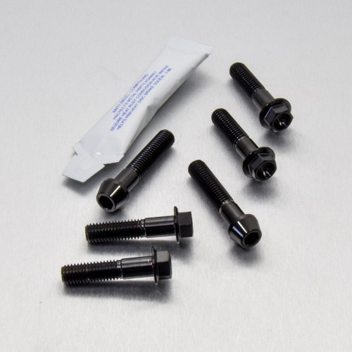 Stainless Steel Top & Bottom Yoke Pinch Set Black