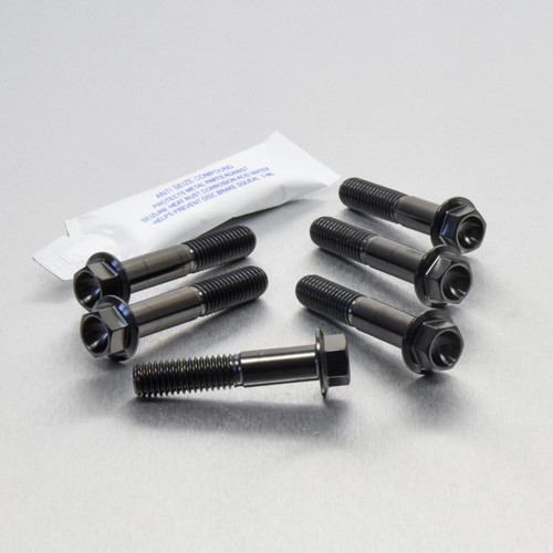 Stainless Steel Top & Bottom Yoke Pinch Set Black