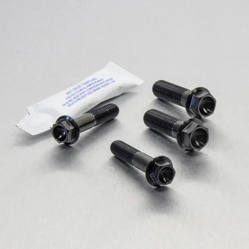 Stainless Steel Top & Bottom Yoke Pinch Set Black