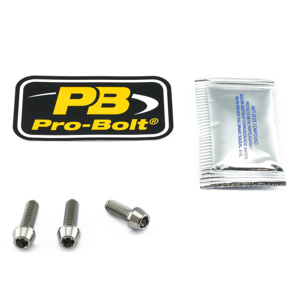 Titanium Brake & Clutch Lever Perch Pinch Bolt Kit