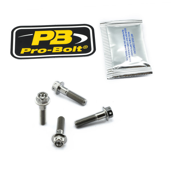 Titanium Brake & Clutch Lever Perch Pinch Bolt Kit Race Spec