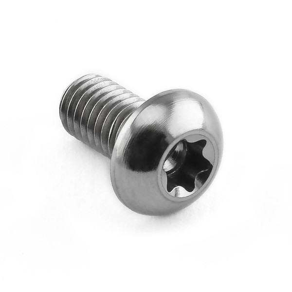 Titanium Button Head Bolt M5x(0.80mm)x10mm Torx Drive