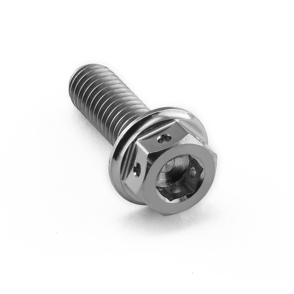 Titanium DualDrive Bolt M6x(1.00mm)x18mm Race Spec