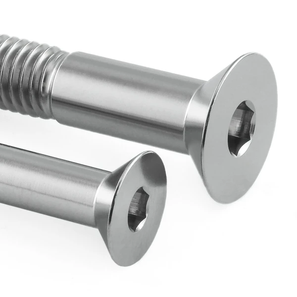 Titanium Disc Bolts M6x(1.00mm)x15mm Countersunk Rear Pack x6