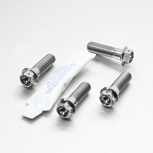 Titanium Front Brake Caliper Mount Bolt Kit Race Spec