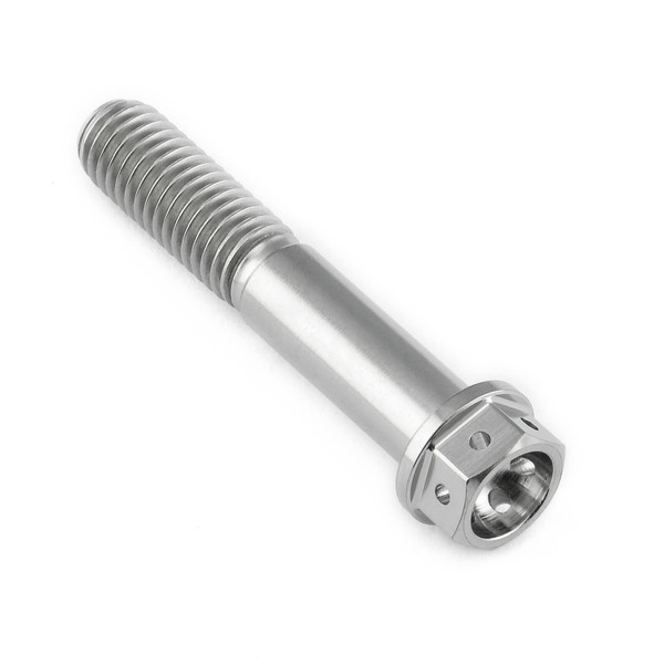 Titanium Flanged Hex Head Bolt M8x(1.25mm)x45mm Race Spec 12.45mm Flange