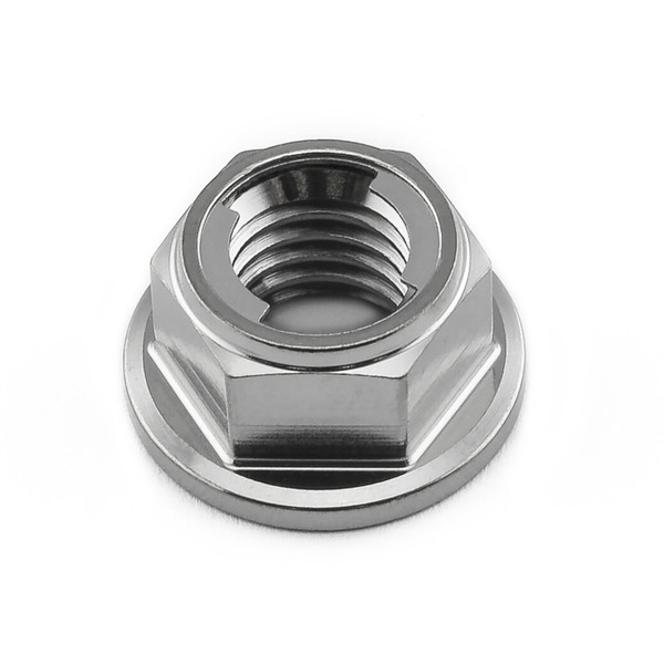 Titanium Flanged Metal Lock Nut M10x(1.50mm)