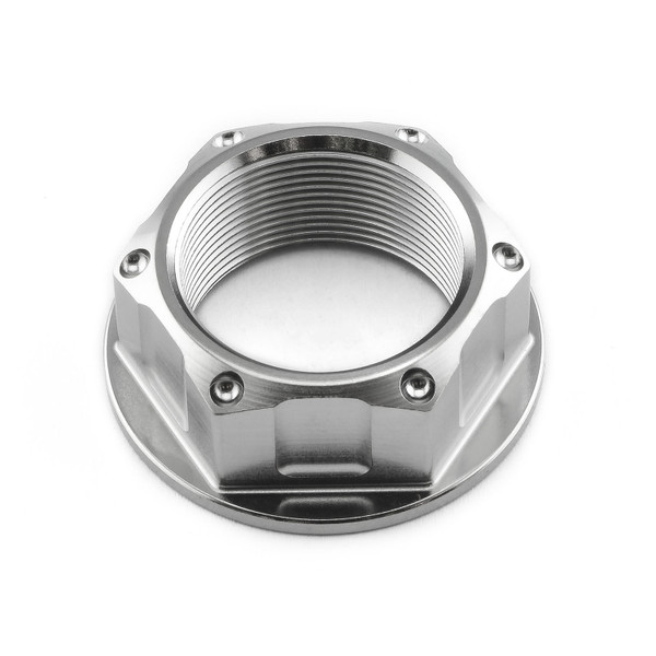 Titanium Flanged Axle Nut M24x(1.00mm) Front Wheel