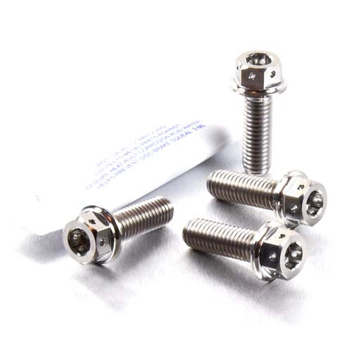Titanium Pillion Footrest Hanger Bolt Kit DualDrive