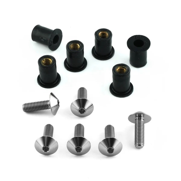 Titanium Screen Kit 6 Bolt