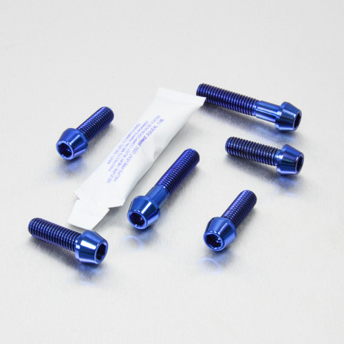 Titanium Subframe Mount Bolt Kit Blue
