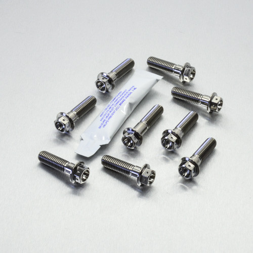 Titanium Top & Bottom Clamp Yoke Pinch Kit Race Spec