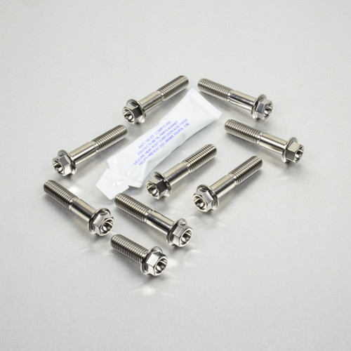 Titanium Top & Bottom Clamp Yoke Pinch Kit