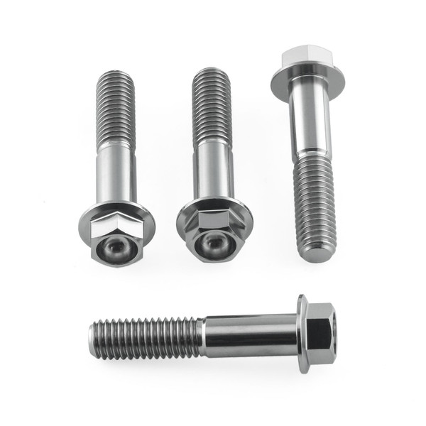 Titanium Top & Bottom Clamp Yoke Pinch Kit