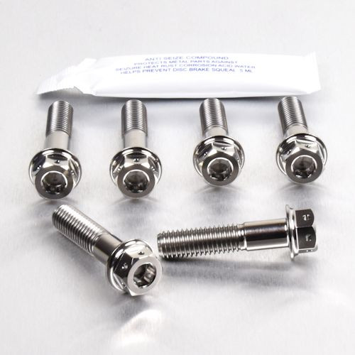 Titanium Top & Bottom Clamp Yoke Pinch Kit DualDrive