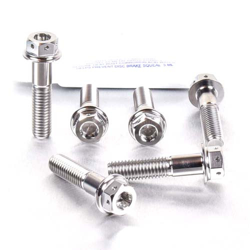 Titanium Top & Bottom Clamp Yoke Pinch Kit DualDrive