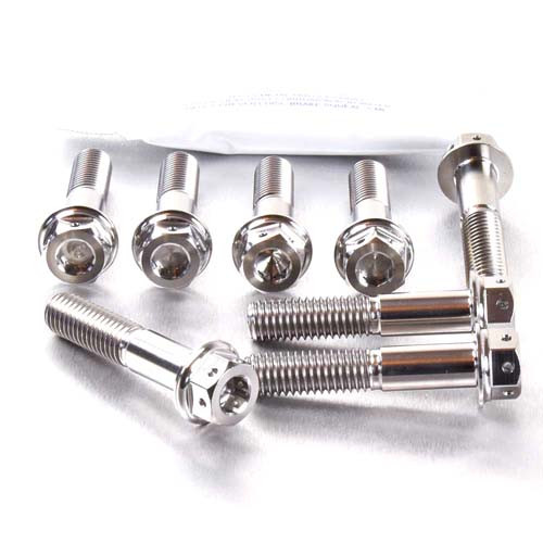 Titanium Top & Bottom Clamp Yoke Pinch Kit DualDrive