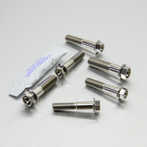 Titanium Top & Bottom Clamp Yoke Pinch Kit