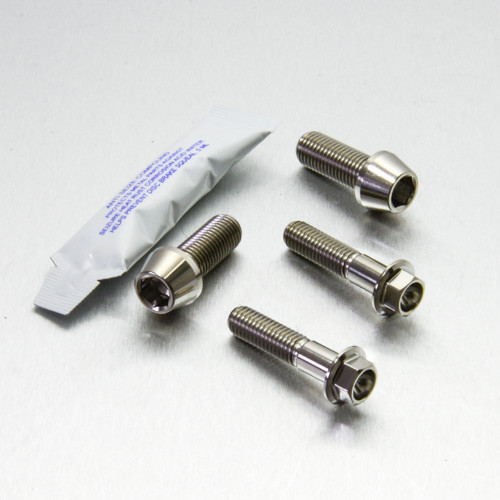 Titanium Top & Bottom Clamp Yoke Pinch Kit