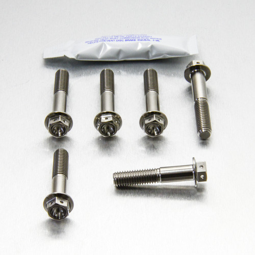 Titanium Top & Bottom Clamp Yoke Pinch Kit Race Spec