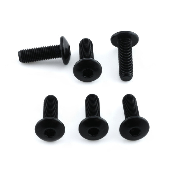 Aluminium Screen Kit Ducati 6 Bolt Black