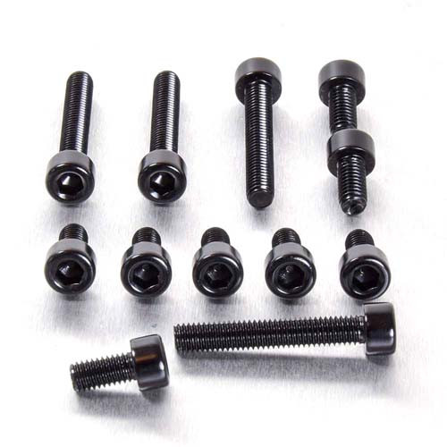 Aluminium Fuel Cap Kit KTM Adventurer 990 Black