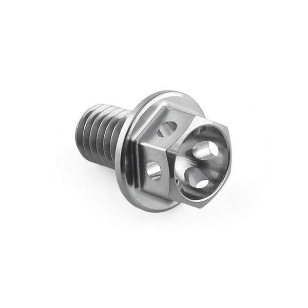 Titanium Flanged Hex Head Bolt M5x(0.80mm)x8mm Race Spec