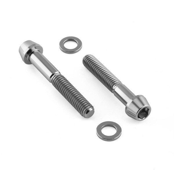 Titanium Cycle Caliper Kit M6x40mm / M6x35 Socket Cap Bolts, Washers