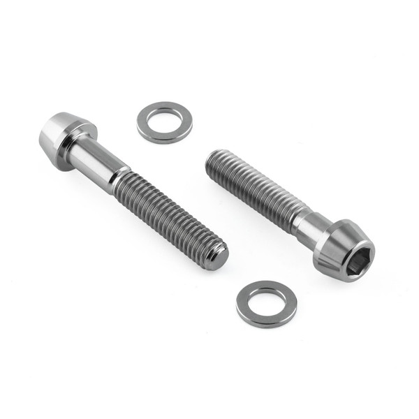 Titanium Cycle Caliper Kit M6x35mm / M6x30 Socket Cap Bolts, Washers