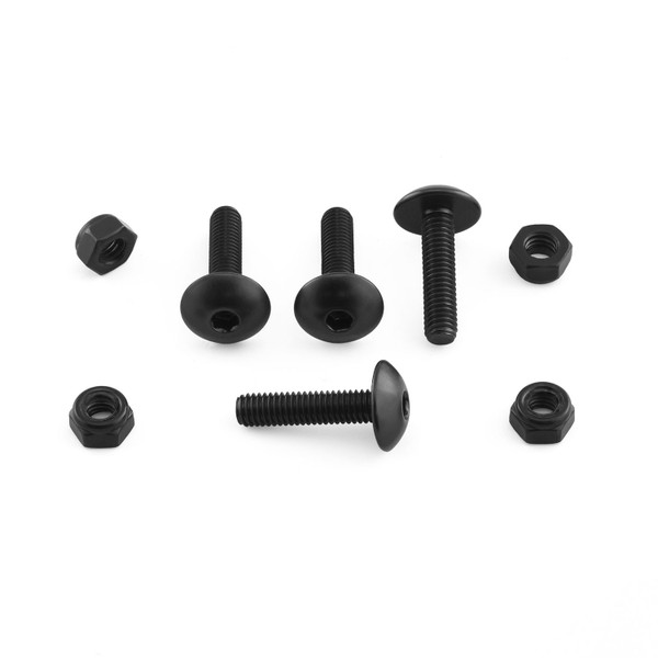 Aluminium Number Plate Kit Black