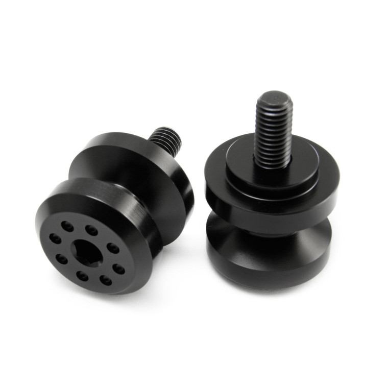 Aluminium Paddock Stand Bobbin M8x(1.25mm) Pack x2 Black