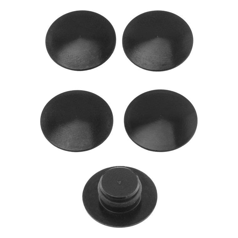 Aluminium Button Insert M10 (Fits 8mm AK) Pack x5 Black