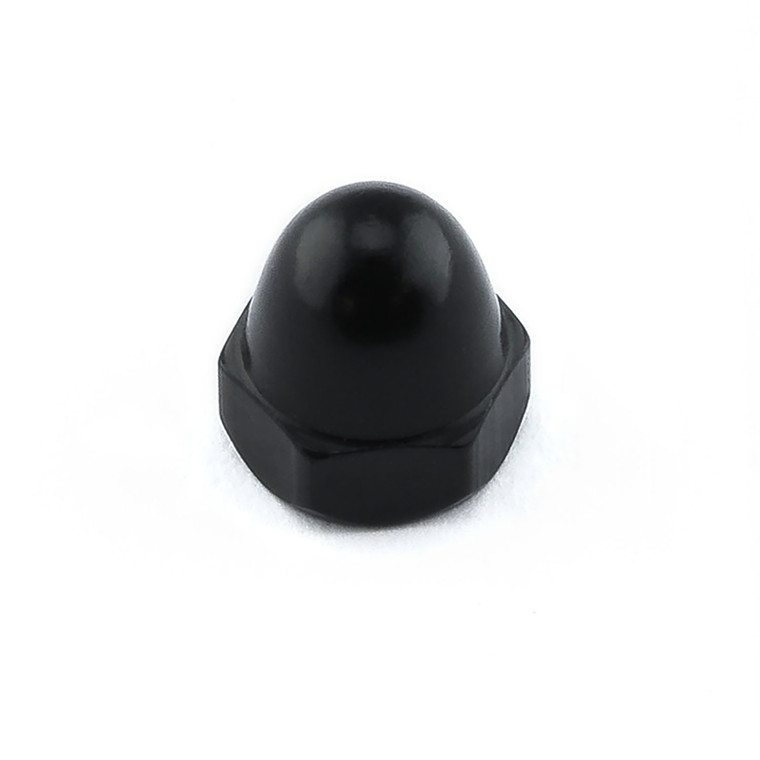 Aluminium Dome Nut M4x(0.70mm) (DIN1587) Black