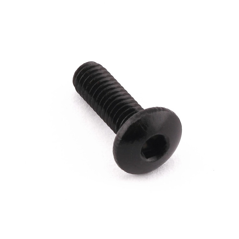Aluminium Dome Head Bolt M4x(0.70mm)x12mm Black