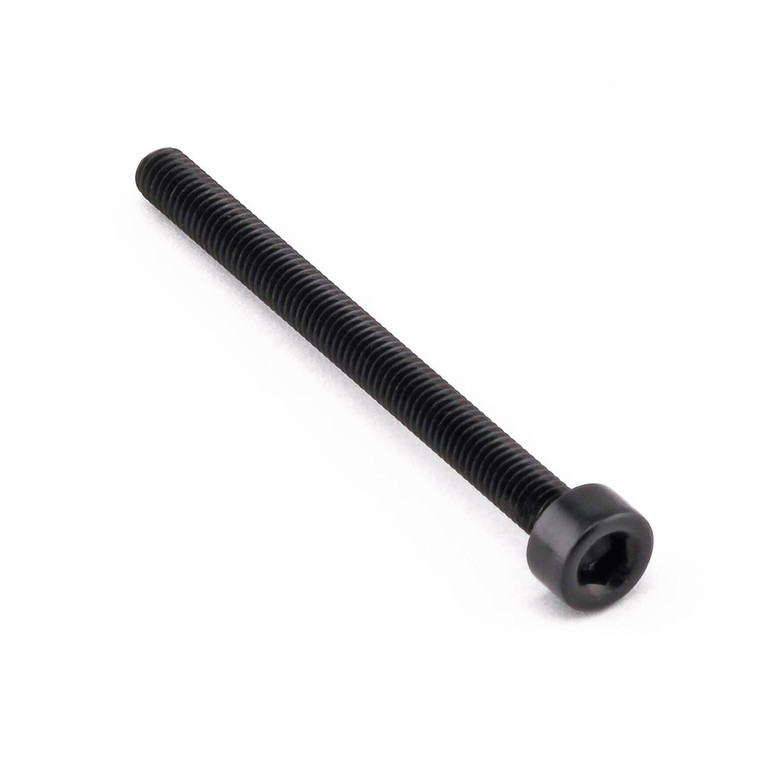 Aluminium Socket Cap Bolt M3x(0.50mm)x35mm Black