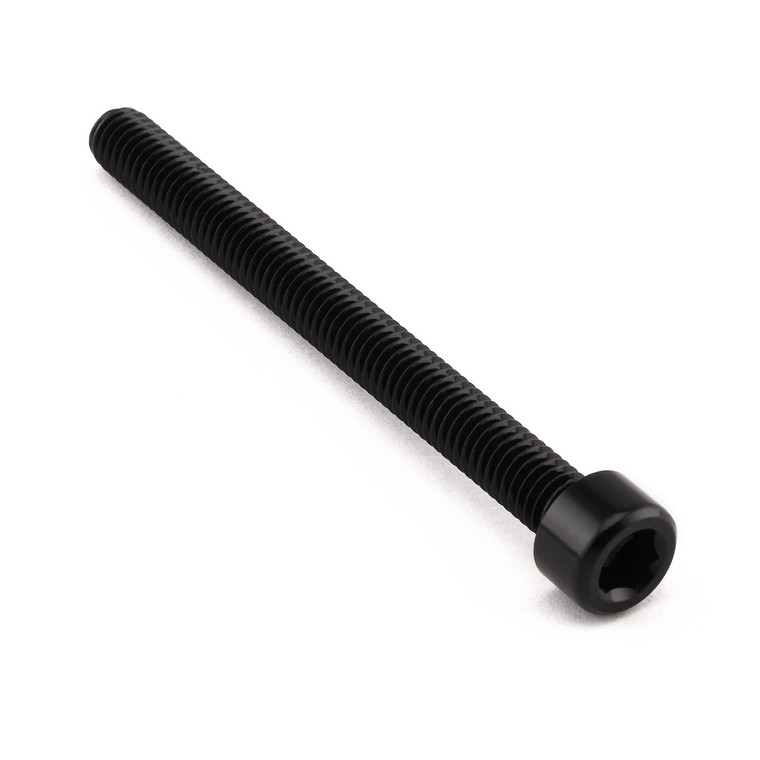 Aluminium Socket Cap Bolt M6x(1.00mm)x65mm Black