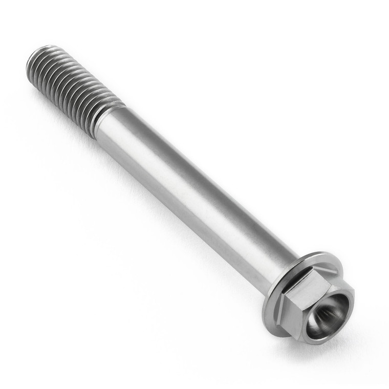 Titanium Flanged Hex Head Bolt M8x(1.25mm)x70mm